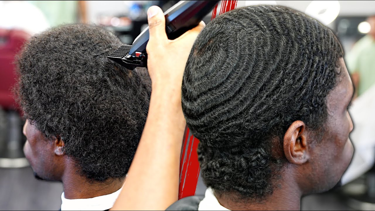 HAIRCUT TUTORIAL: 11 MONTH WOLF | MID TAPER | BIG CHOP *NEW JRL CLIPPERS*