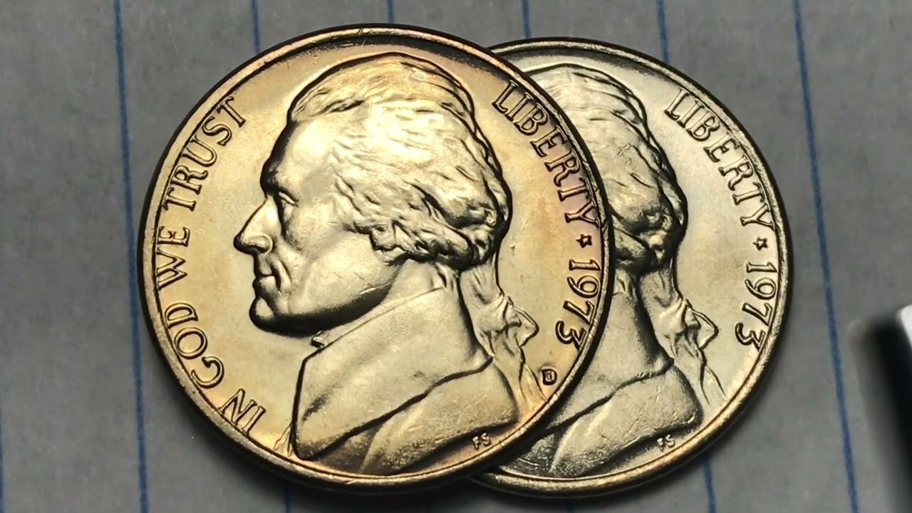 DC Minutes 1973 United States Nickels - US Jefferson Coins