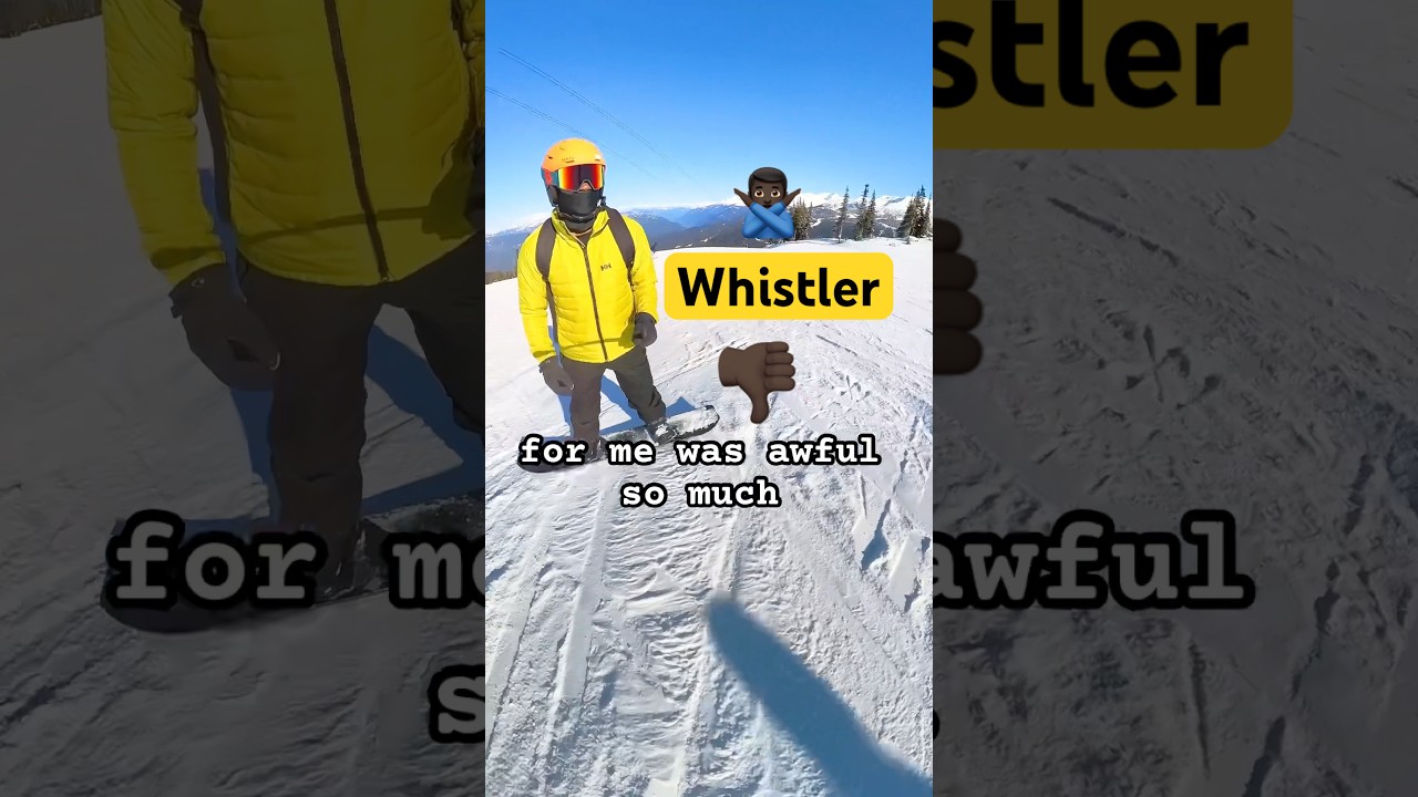 🙅🏿&zwj;♂️Never Going Back To Whistler For This Reason!! #snowboarding #whistler #whistlerblackcomb