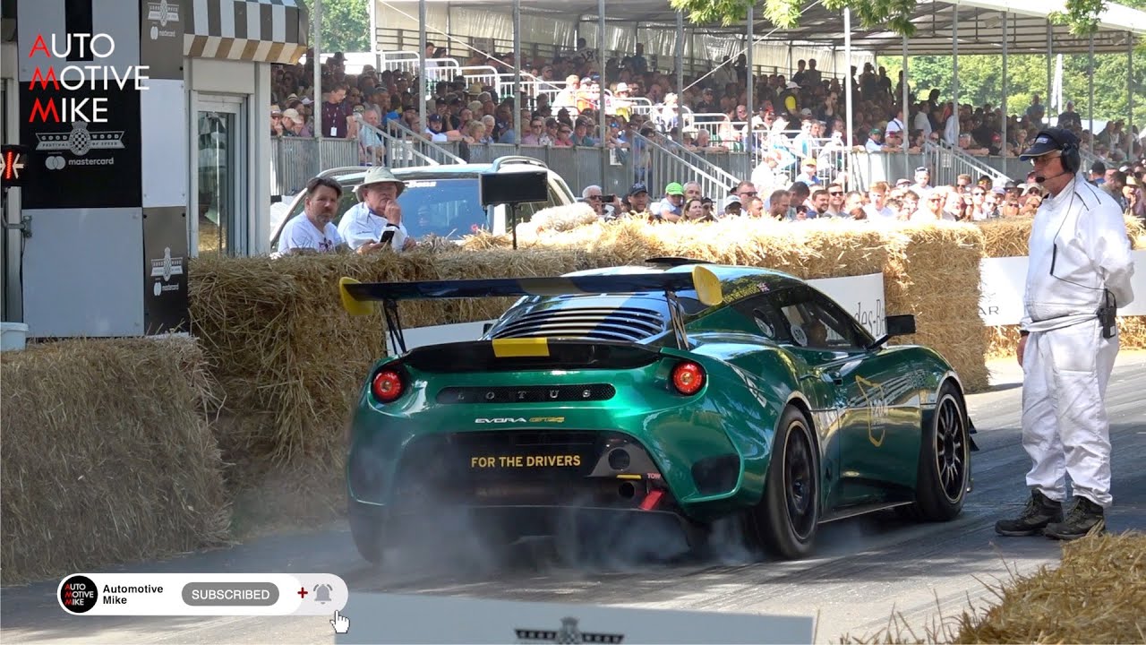 Lotus Evora GT4 Concept w/ Supercharged 3.5 V6 Sound! FOS Goodwood Hillclimb