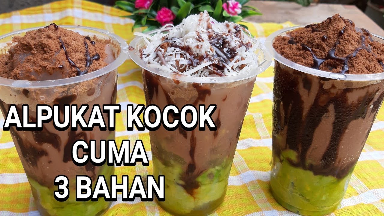 ALPUKAT KOCOK 3 BAHAN SAJA || ALPUKAT EKONOMIS DI JUAL LARIS MANIS