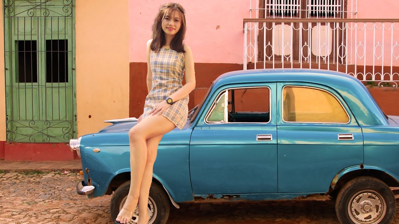 Driving with Burmese girl in Yangon