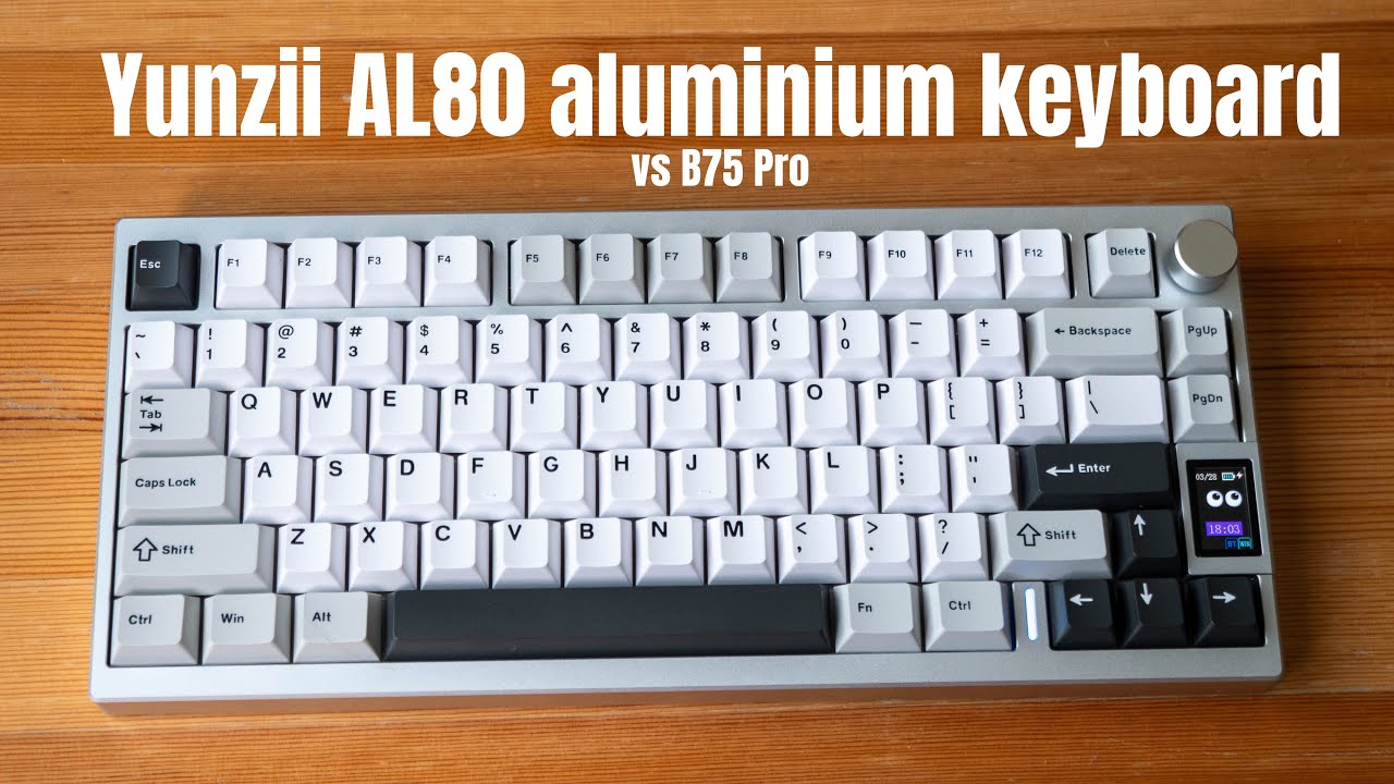 Yunzii AL80 vs B75 Pro mechanical keyboard (good & bad)