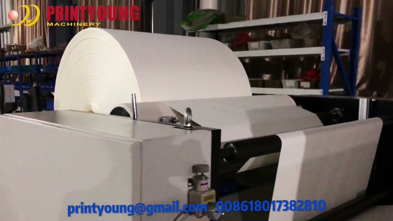 High Speed Automatic Roll to Roll Water Based UV Oil Blister Varnishing Coating Machine