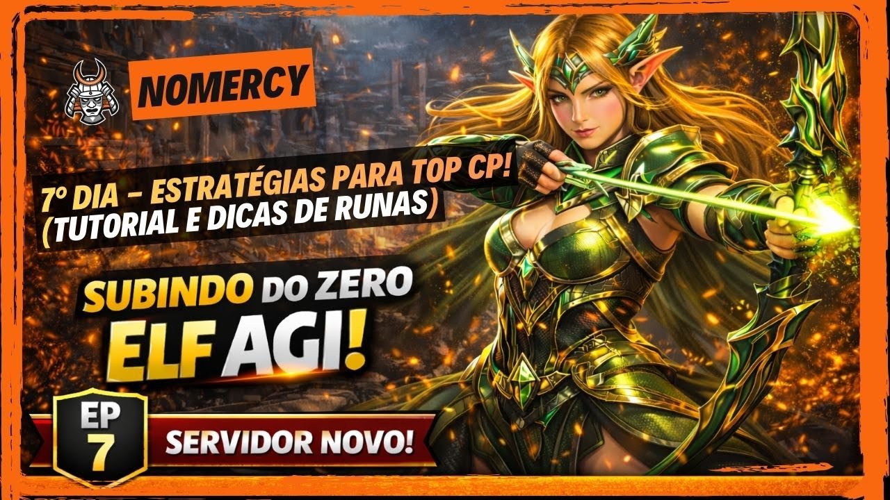 🔥MU DARK EPOCH: UPANDO DO ZERO NO SERVIDOR NOVO GORGON 11 | ELF AGI — 7º DIA - RECOMENDAÇÃO DE RUNAS