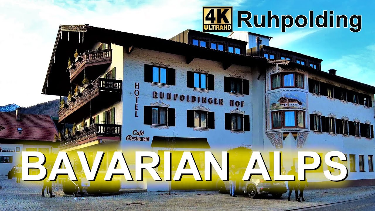 4K Walking Tour Germany. Ruhpolding Wandern. BAVARIAN ALPS.