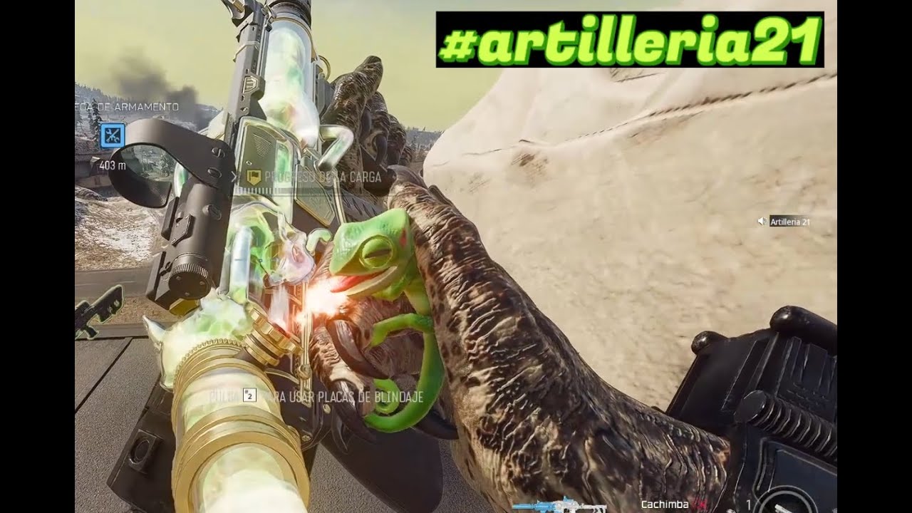 gano  la partida con el arma del tio koke #artillerria21