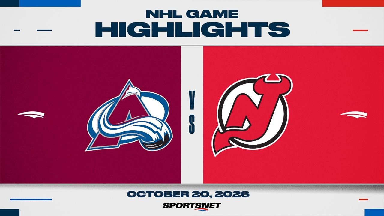 NHL Highlights | Avalanche vs. Devils - October 20, 2026