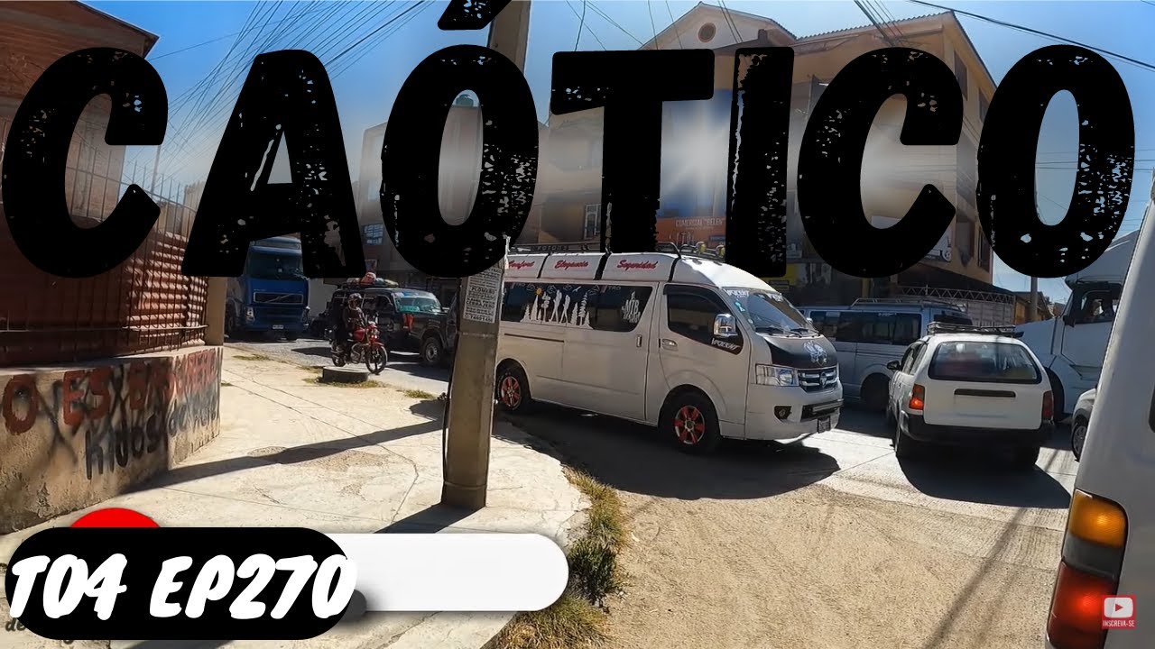 DE MOTO NO TRANSITO CAÓTICO EM COCHABAMBA NA BOLÍVIA. América do Sul T04 EP270