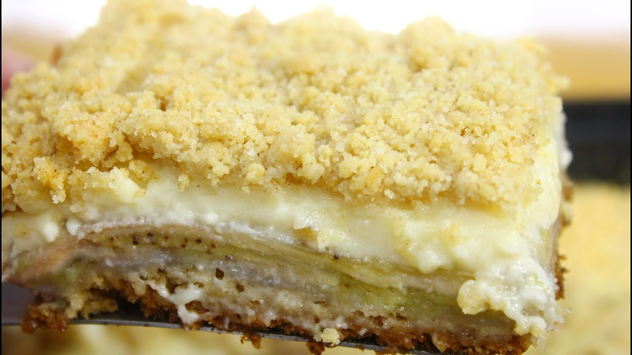 A MELHOR TORTA DE BANANA CREMOSONA QUE J&Aacute; SAI RECHEADA DO FORNO - VOC&Ecirc; PRECISA EXPERIMENTAR