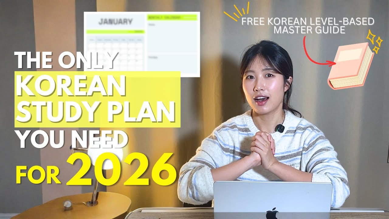 The Perfect Korean Study Roadmap for 2026 (Free Guide Included!)