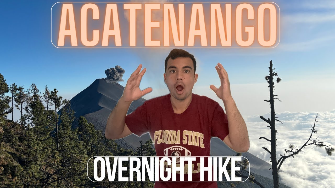 Acatenango OVERNIGHT Volcano Hike | MOST DIFFICULT Hike of My Life!
