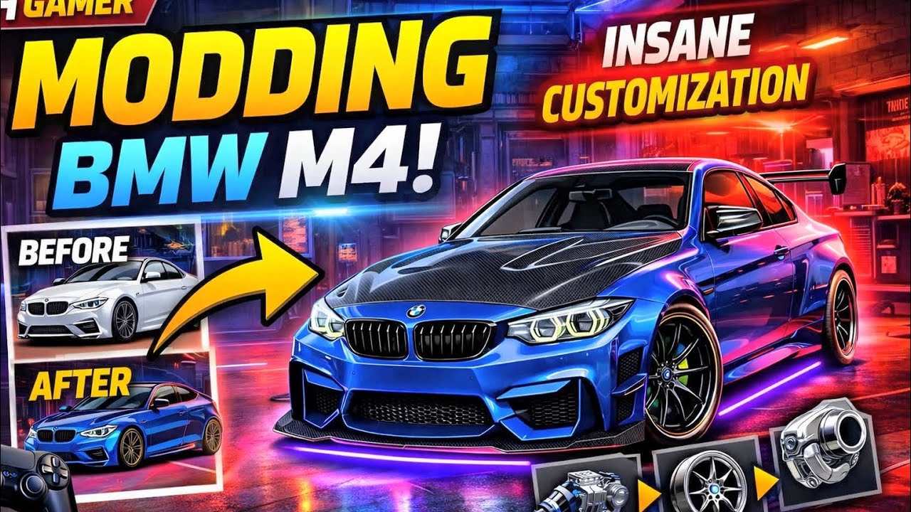 Modifying the Honda  city into BMW M4 🔥🔥🔥🔥