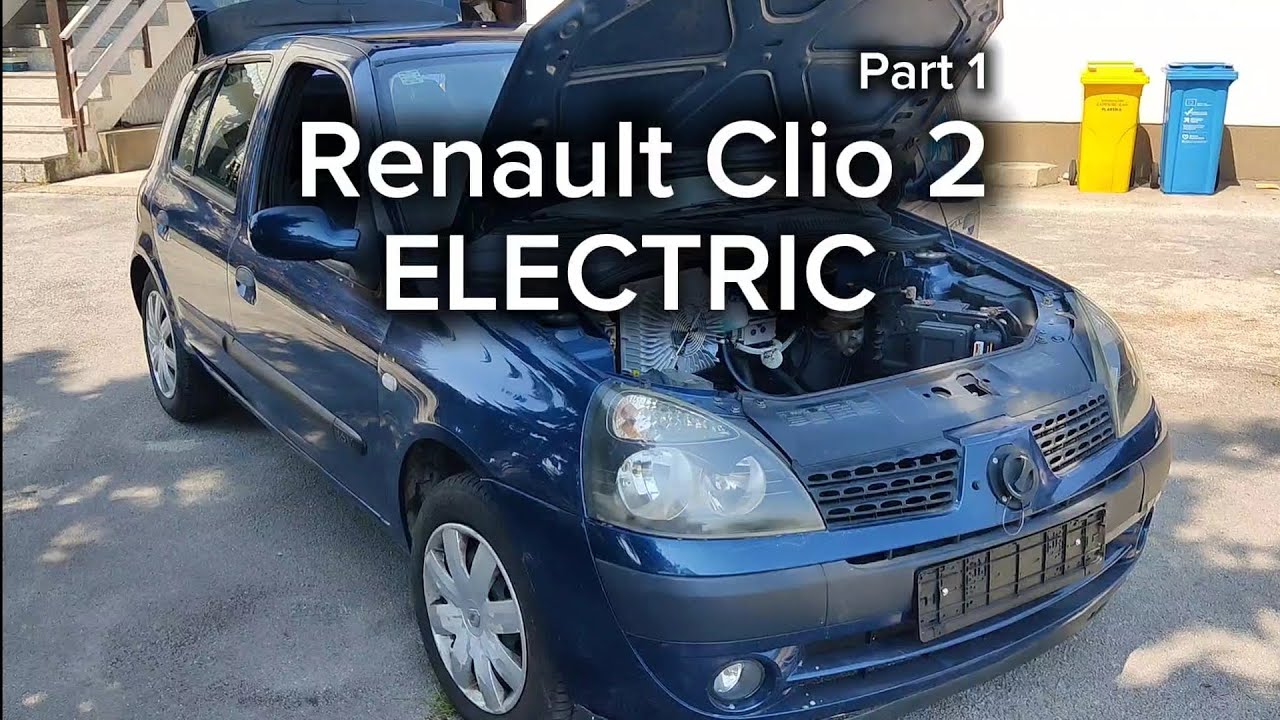 ELECTRIC Renault Clio 2 - EV Conversion #evconversion #renaultclio #electriccar 