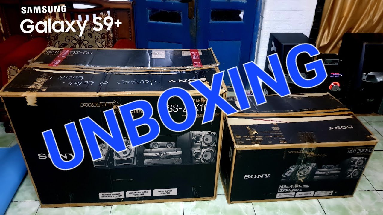 Sony ZUX 10D 12.300pmpo #unboxing