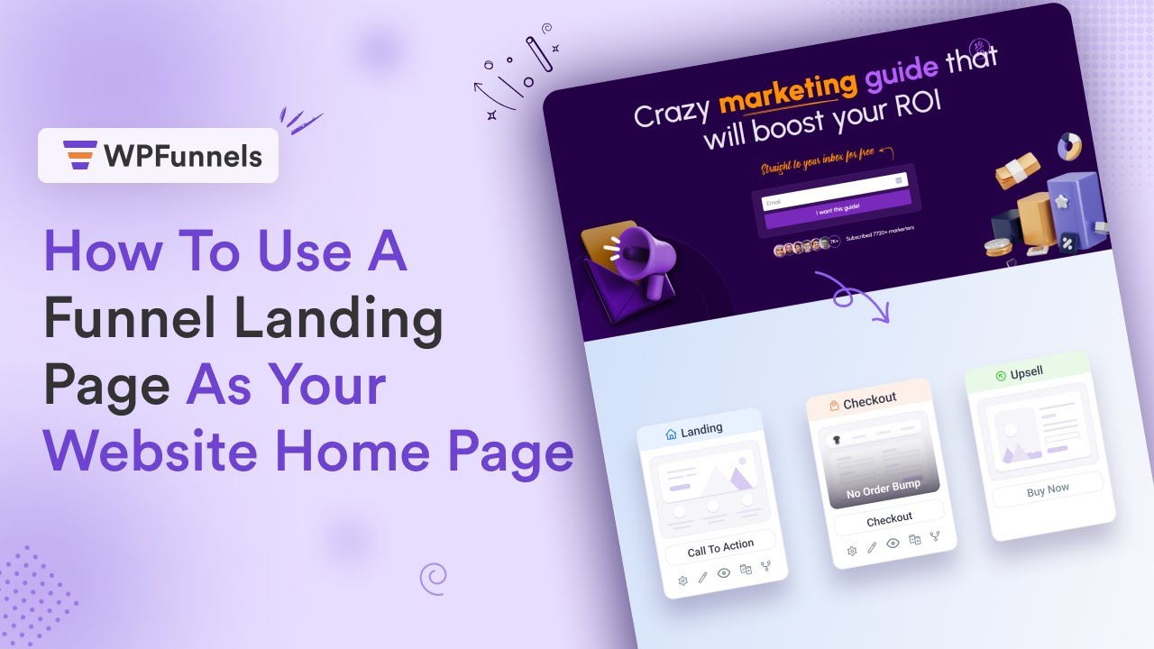 How To Use A Funnel Landing Page As Your Website Home Page In WordPress