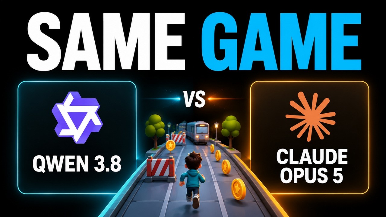 I Made Qwen 3.8 and Claude Opus 5 Build the Same Game