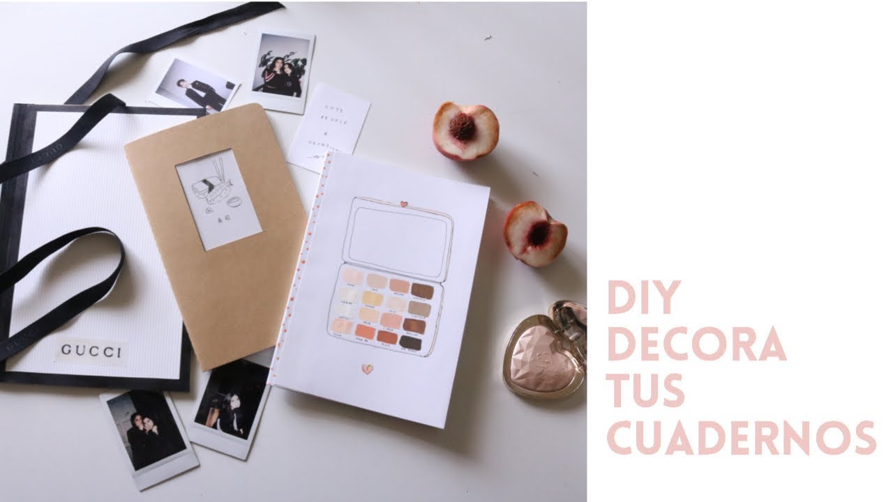 DIY decora tus cuadernos // Aesthetic & minimalista