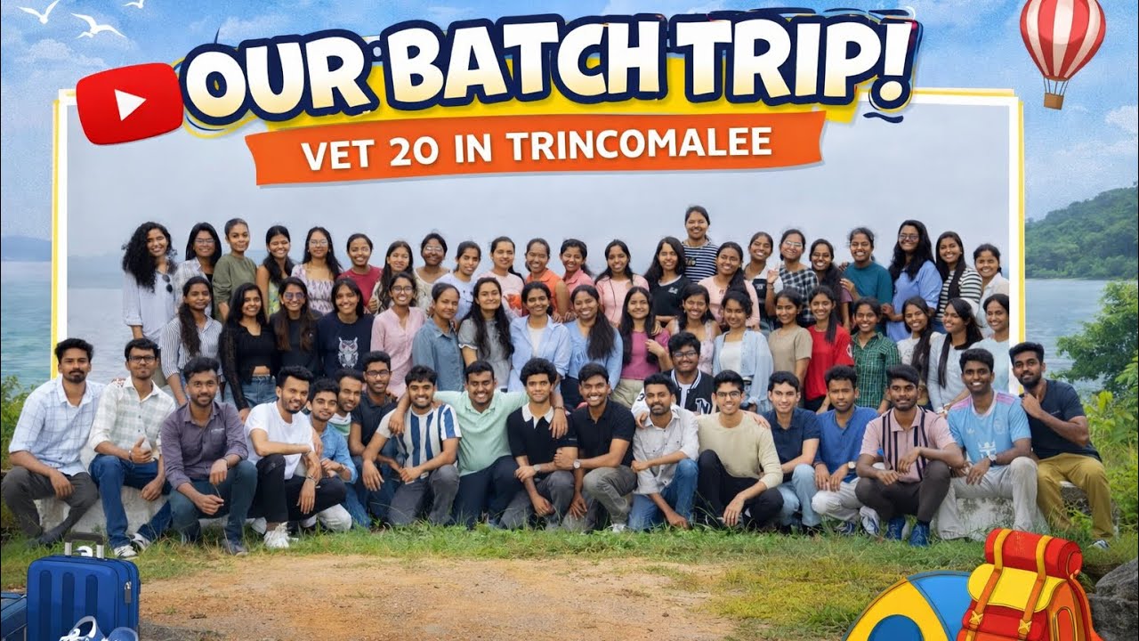 ලංකාවේ පළවෙනි Batch Trip එක 😌❤️|  Trinco 🏝️| Sinhala vlog 🎥 #viral #friends 