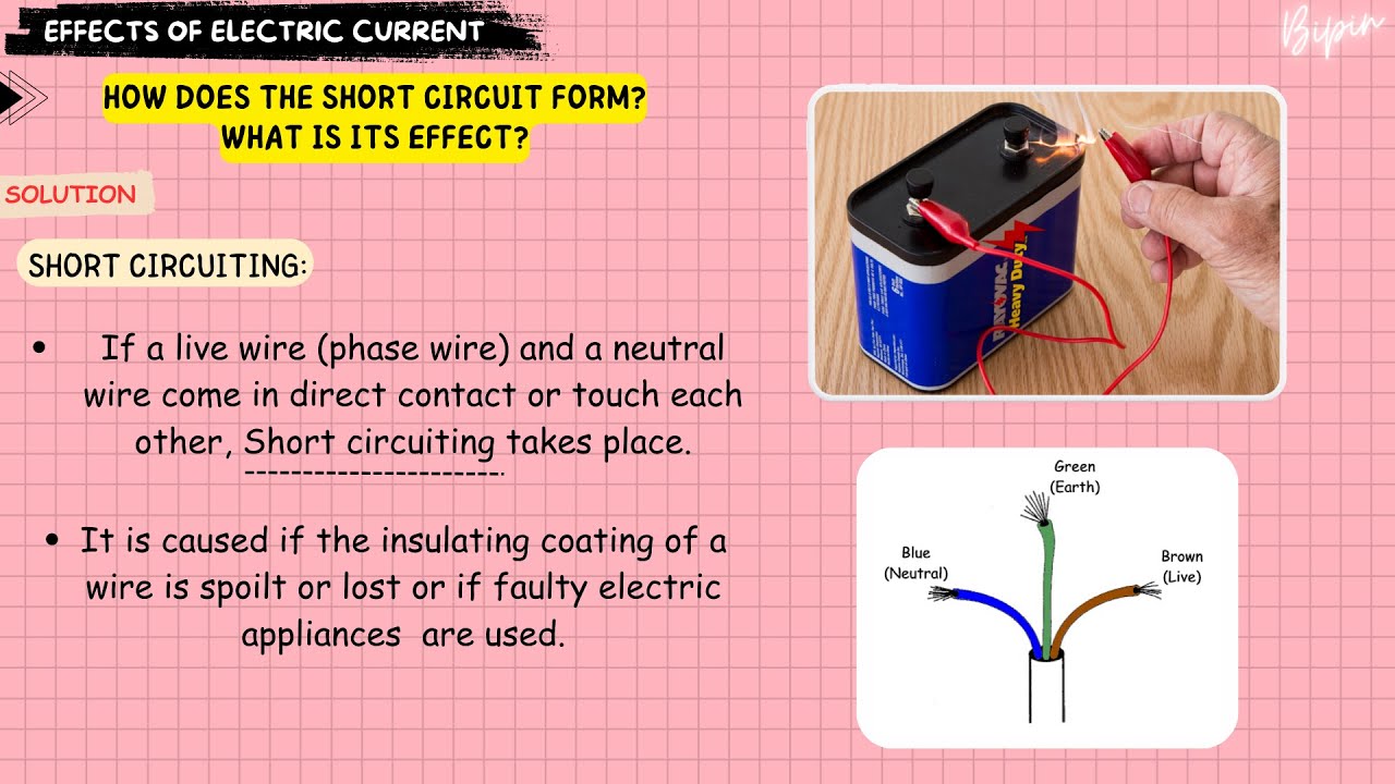 How does the short circuit form what is its effect class 10 | #shortcircuit