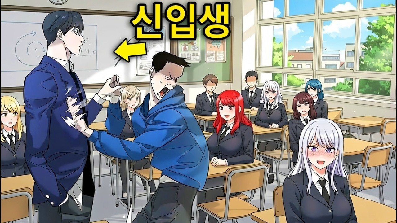 아카데미 학생들을 파괴한 후, 이제 그는 모든 소녀들에게 사랑받는다! | 웹툰