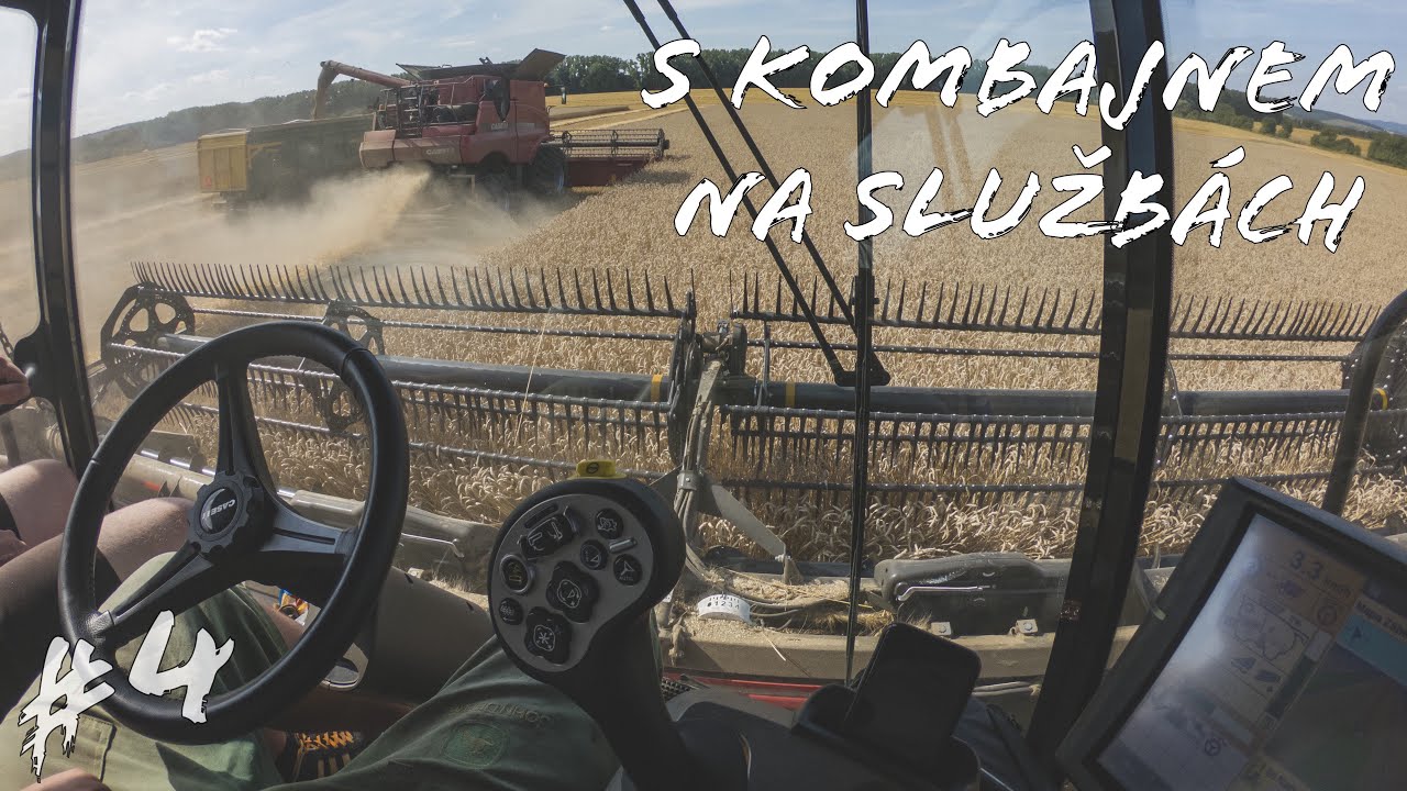 #4 - S kombajnem na službách - jižní Morava, všude samý CASE IH, na chvíli s CR9.80 Revelation