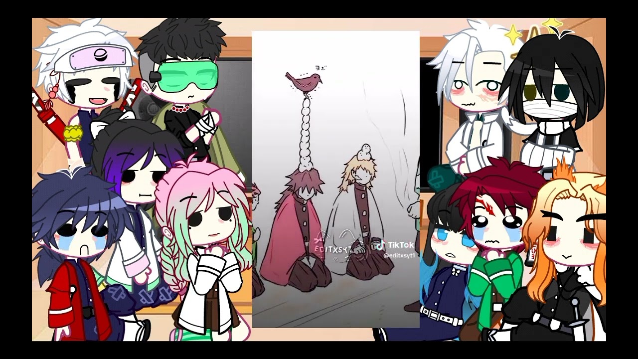 // Kny reaction to // P3 , # thanhguomdietquy# edit #gachaneon#gacha