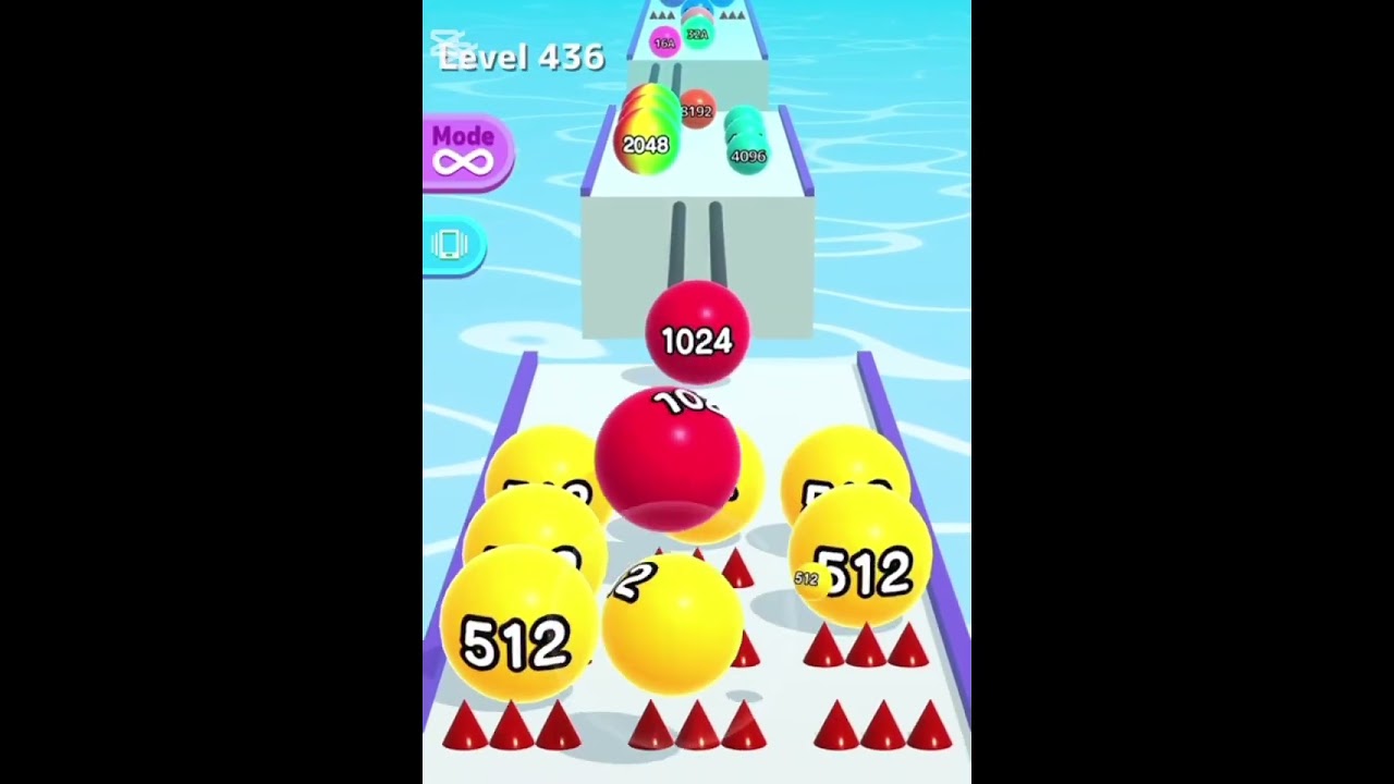 Ball Run 2048 levels 430-440