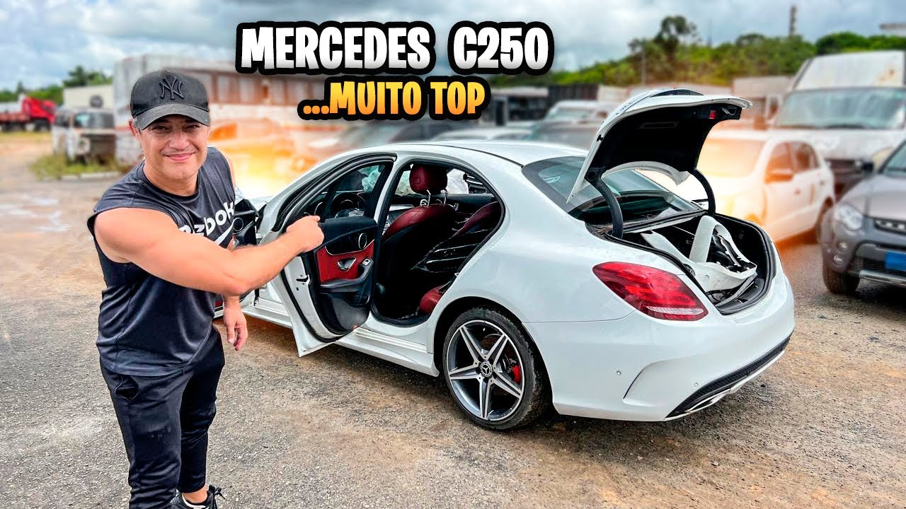 COMPREI A MERCEDES DE LEILÃO MAIS BARATA DO BRASIL *com kit AMG*