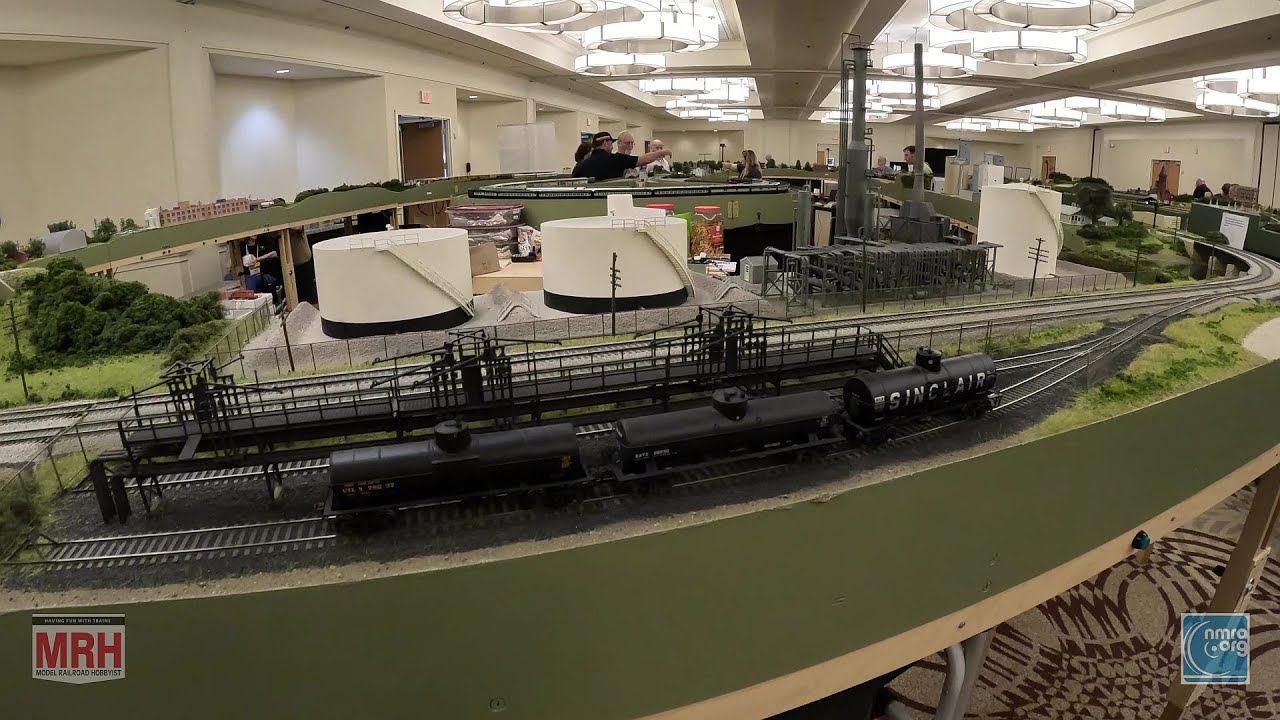 Modutrak HO scale layout at the 2025 NMRA Convention