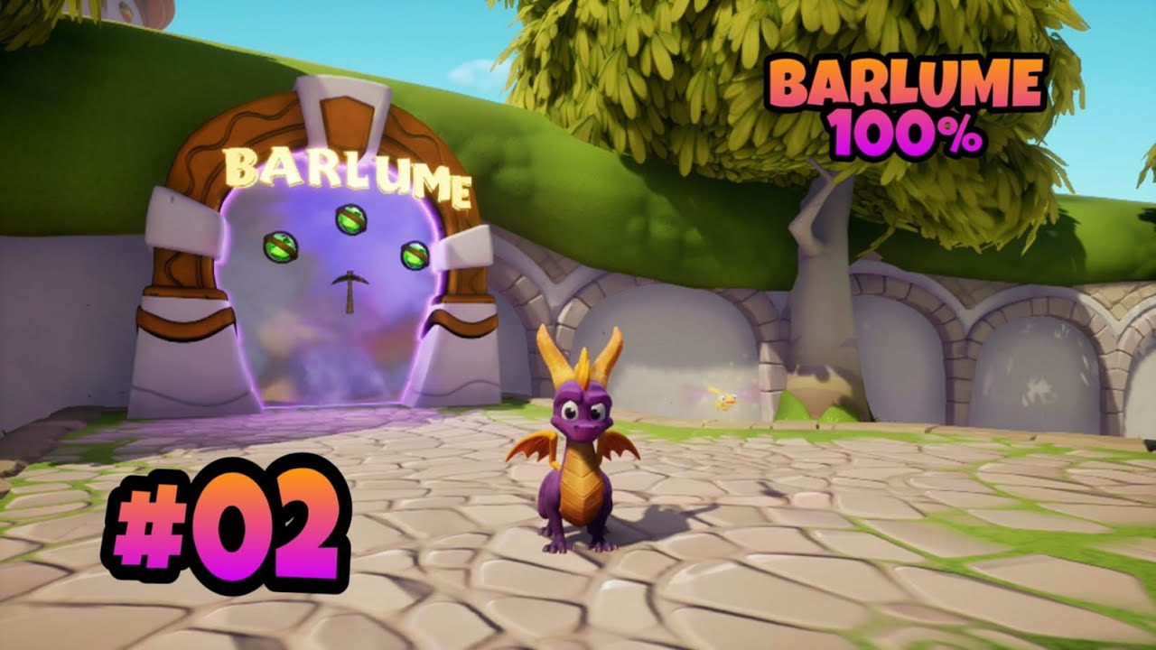 Spyro 2 Ripto's Rage:Reignited Trilogy - Barlume 100%