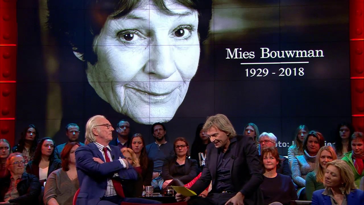 Matthijs vertelt dat Mies Bouwman is overleden