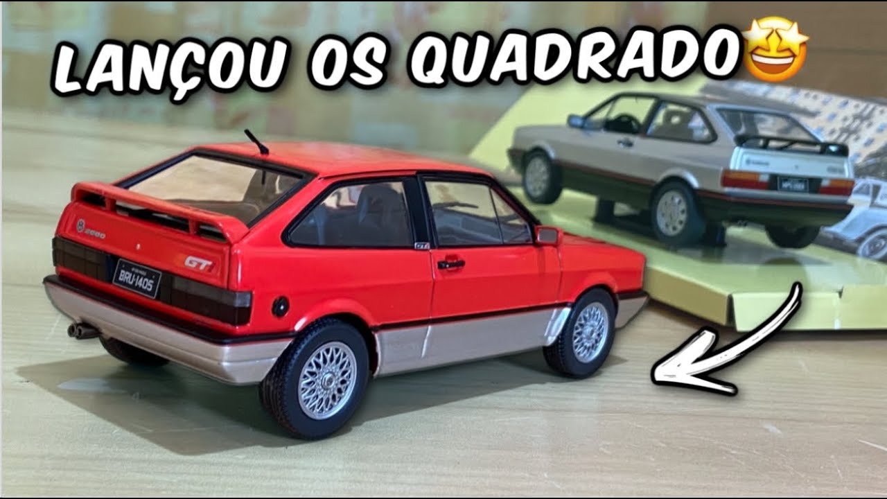 LANÇOU O MINI GOL QUADRADO GTS E GTI 1:24 | FUI CONHECER NA LOJA 😍