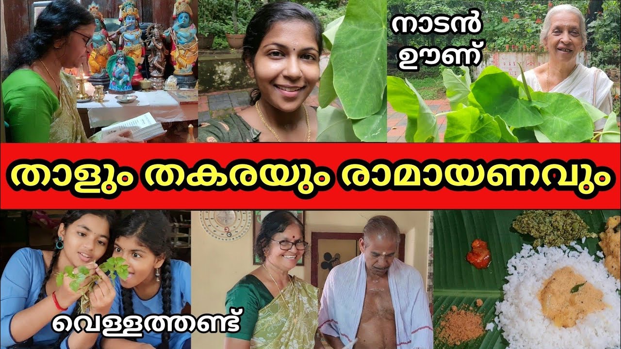 316 ❤ രാമായണം ഇങ്ങനെ വായിച്ചു വെക്കണം.. 🙏|Karkkidakam Vlog|