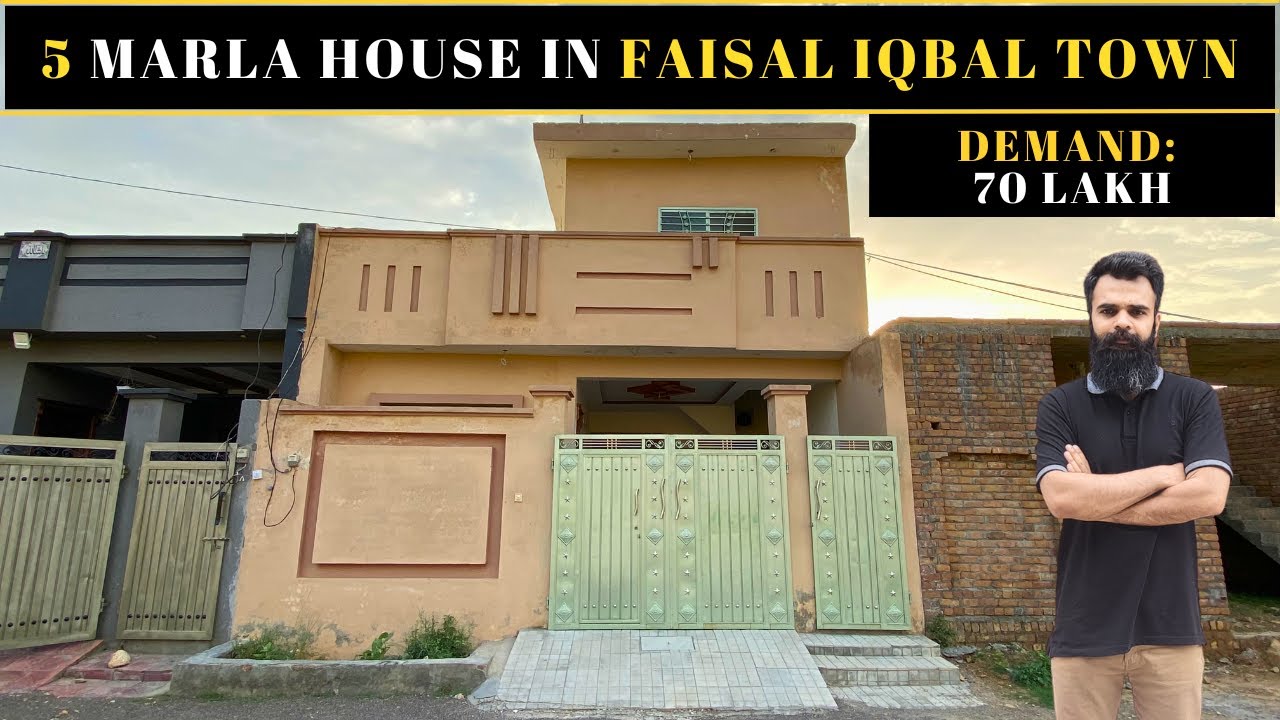 Faisal Iqbal Town Wah Cantt Overview & 5 Marla House For Sale