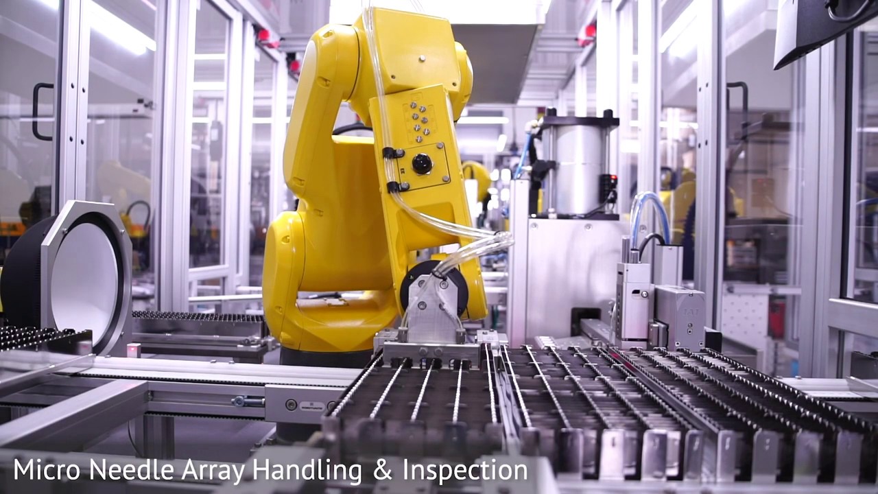 Robotic Medical Device Assembly - Transdermal Patch (Drug Pharmaceutical Delivery System)
