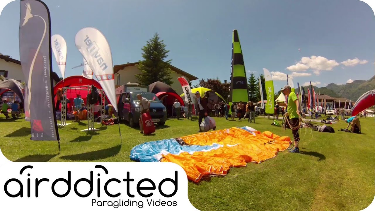 Prepare for the Super Paragliding Testival 2018 Kössen - Impression from 2017