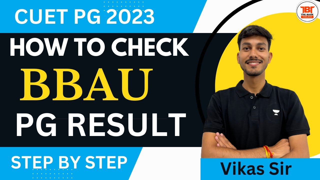 BBAU PG Merit List 2023 | How to Check Result | Step by Step by vikas Mani Mishra Sir