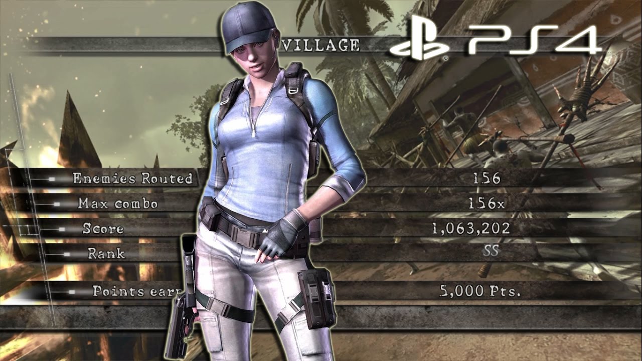Pueblo Solo 1,063,202 Jill BSAA | Resident Evil 5 PS4 Mercenaries United