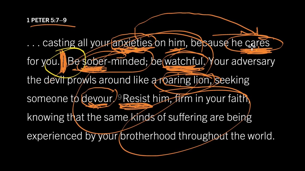 Are You a Passive Christian? 1 Peter 5:7–9