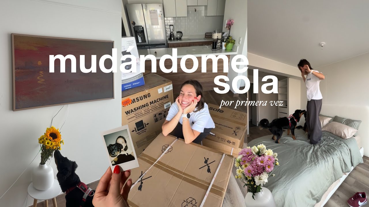mudándome a mi depa | días de mudanza, primera noche solita, compras de hogar & más
