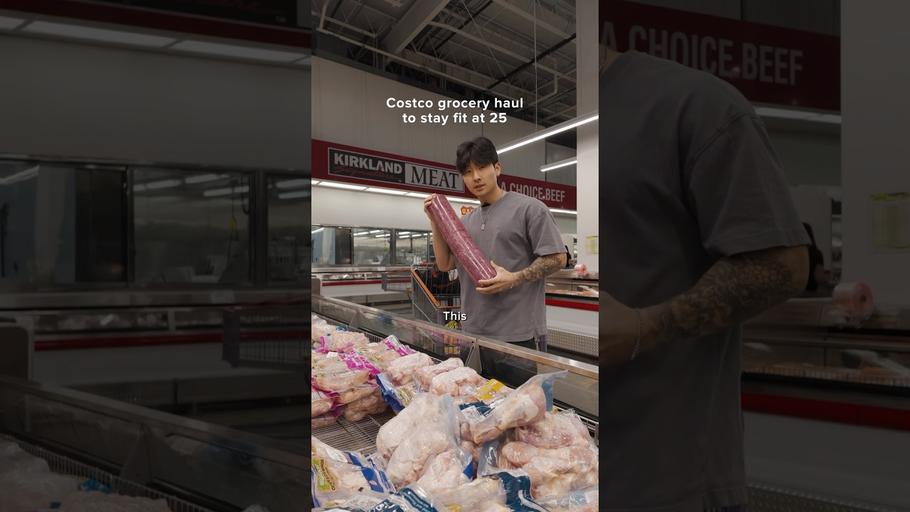 Costco grocery haul to stay fit at 25
