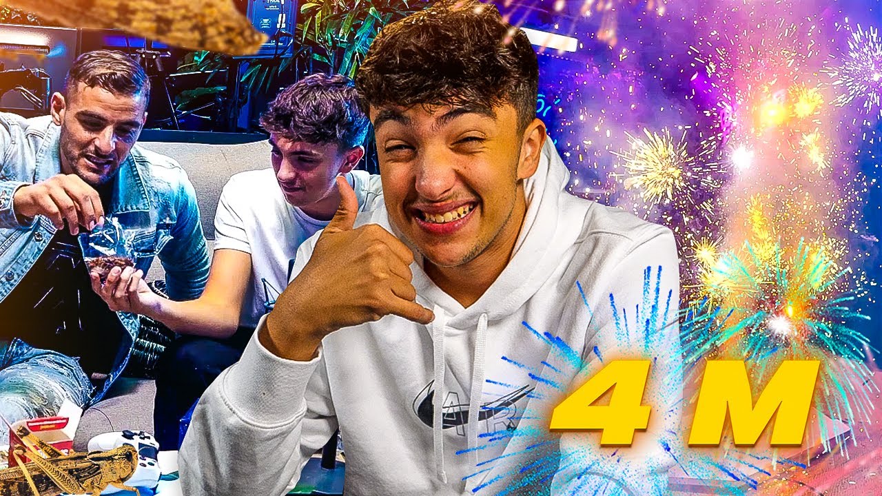 J'ai passé les 4 Millions d'Abo, Feu artifice dans mon studio ! REDIFF(Fianso,Michou,7Binks,etc.)