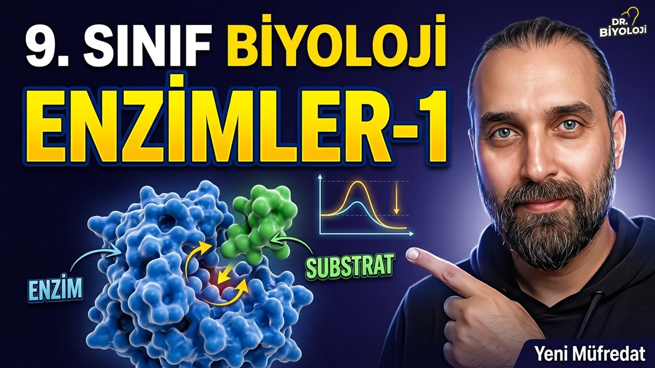 25. Ders: Enzimler | Dr. Biyoloji 9. Sınıf Yeni M&uuml;fredat
