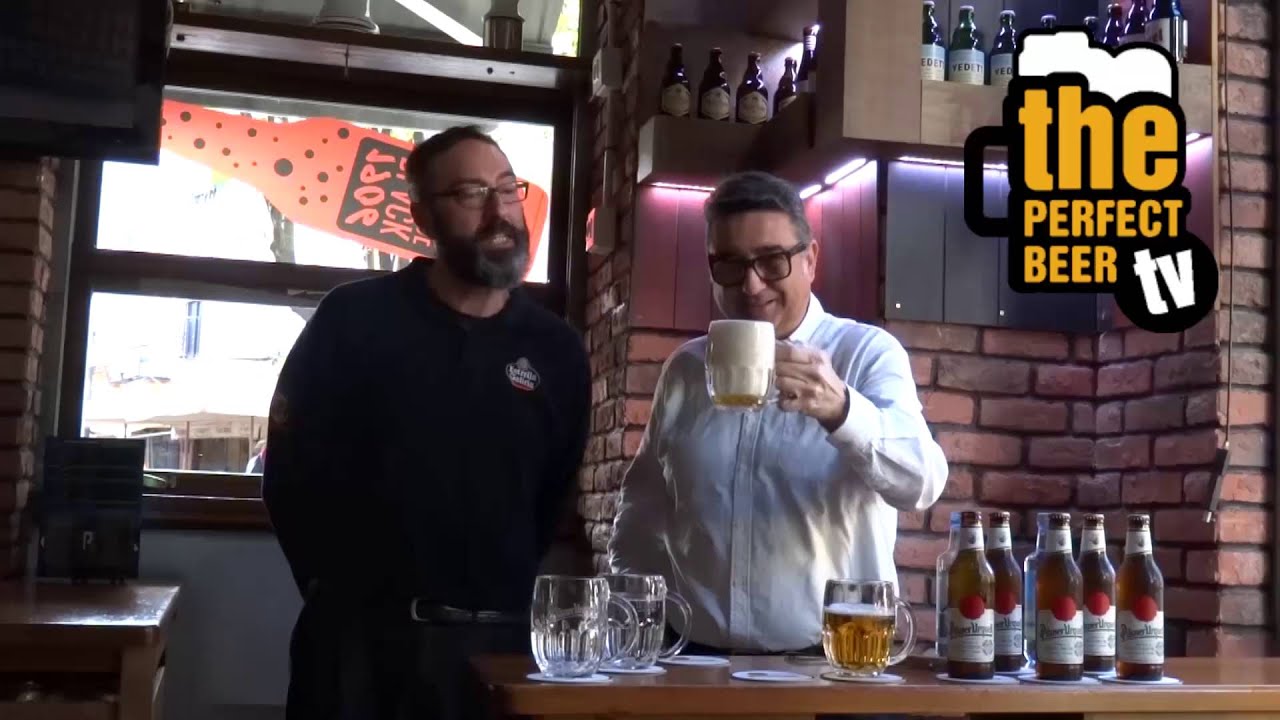 Como servir la Cerveza Pilsner Urquell