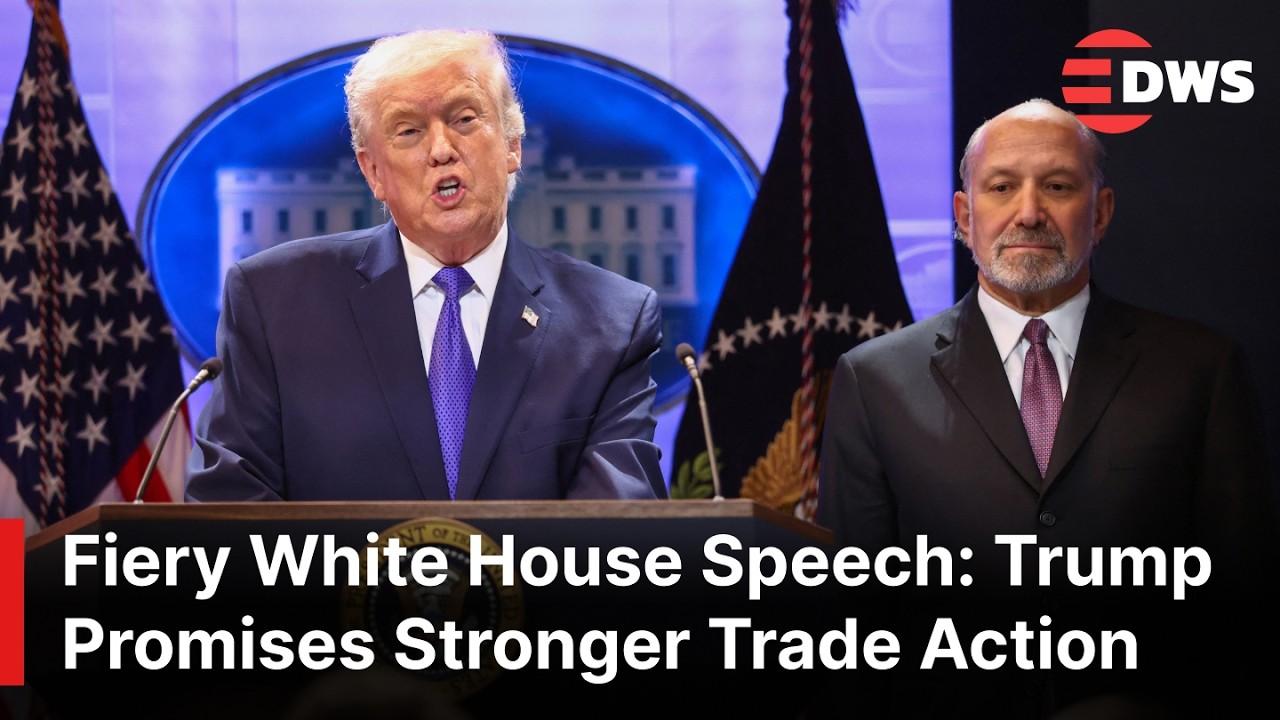 Fiery White House Briefing: Pres. Trump Promises Stronger Trade Action, Slams Court, Justices | AC1E