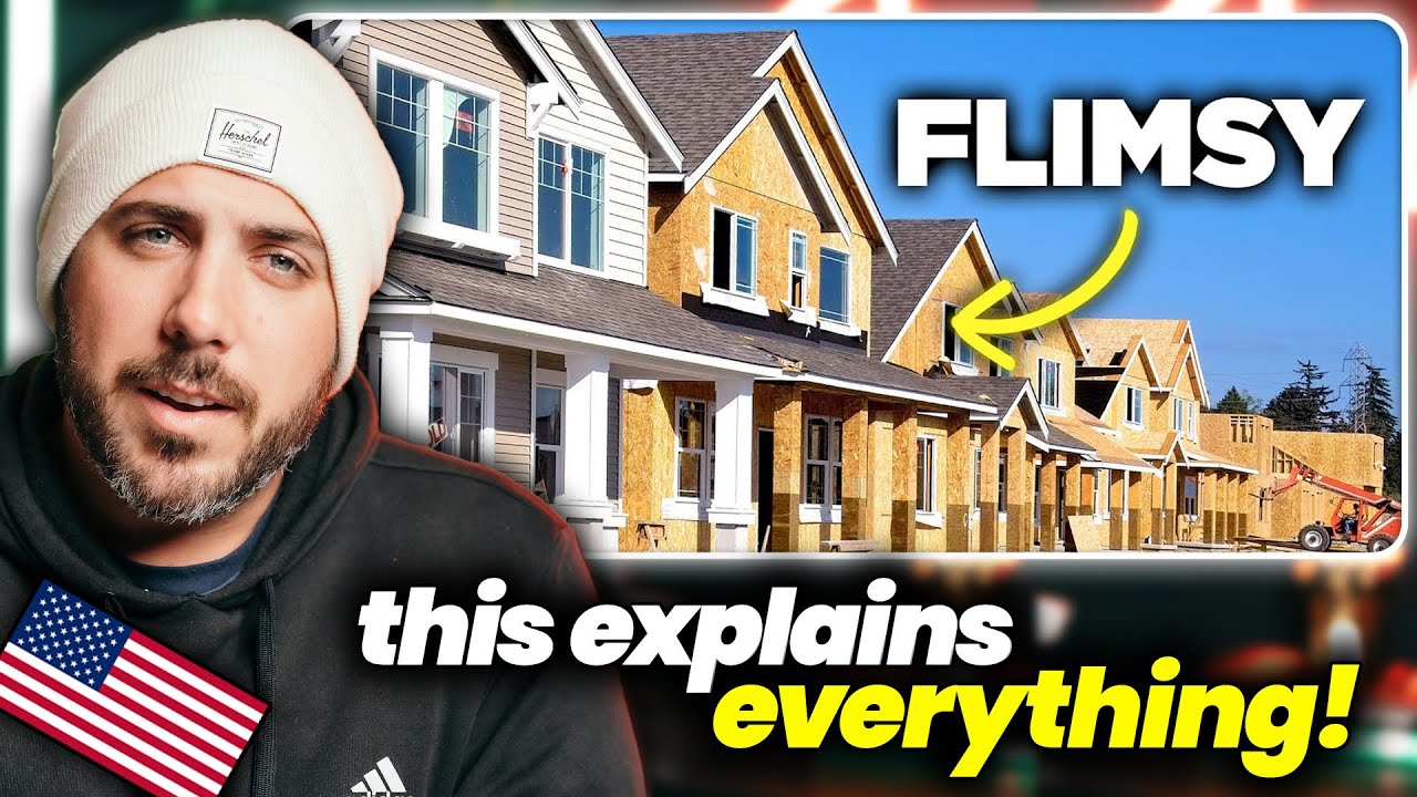 U.S. Flimsy Homes vs European Homes | American Reacts