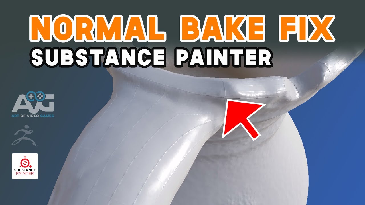Normal Bake Fix when baking mesh maps in Substance Painter.