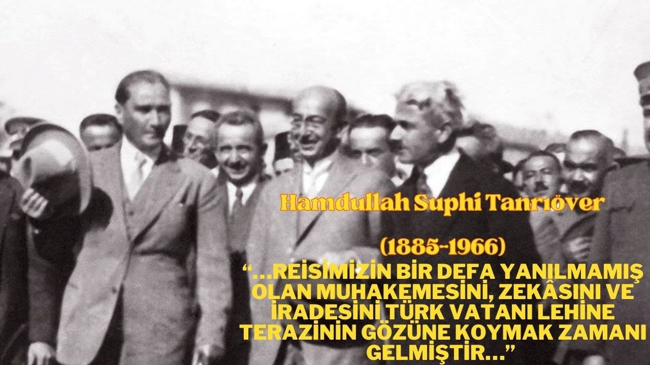 İstiklal Marşımızı Mecliste İlk Okuyan Kişi I Hamdullah Suphi Tanrıöver