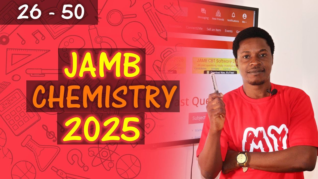 JAMB CBT Chemistry 2025 Past Questions 26 - 50